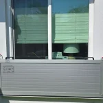 Flood barrier solution for superior window protection in Sarasota home.