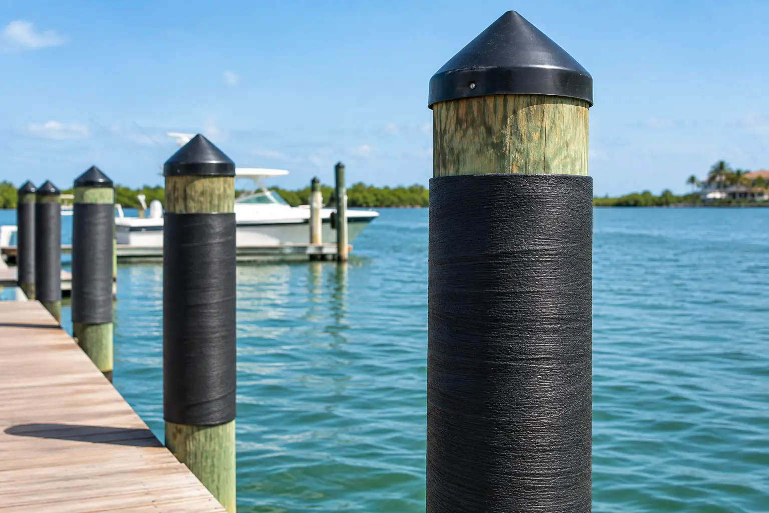 Do Piling Wraps Protect Dock Pilings in Florida?