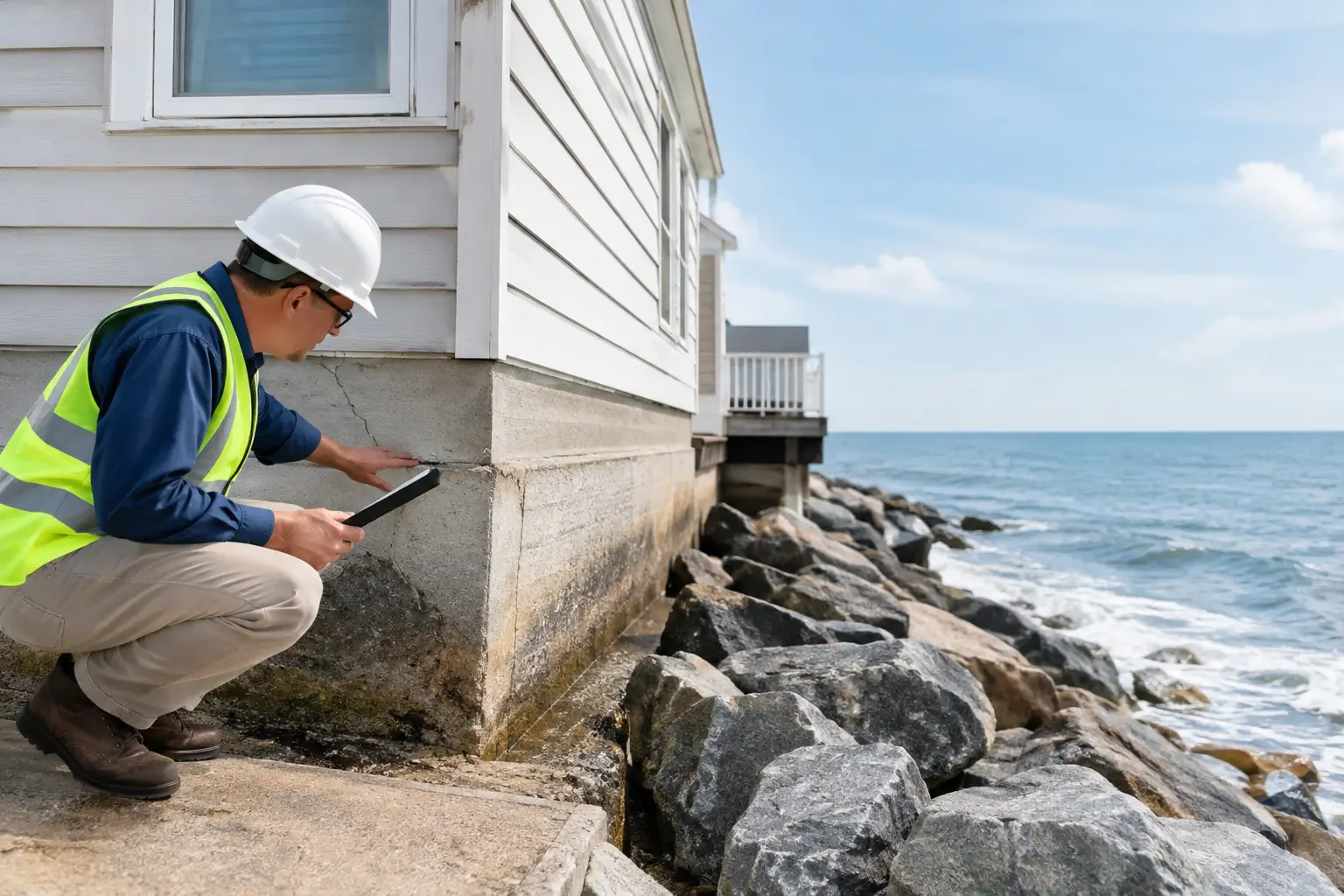 Foundation Settlement Near a Seawall: What to Do